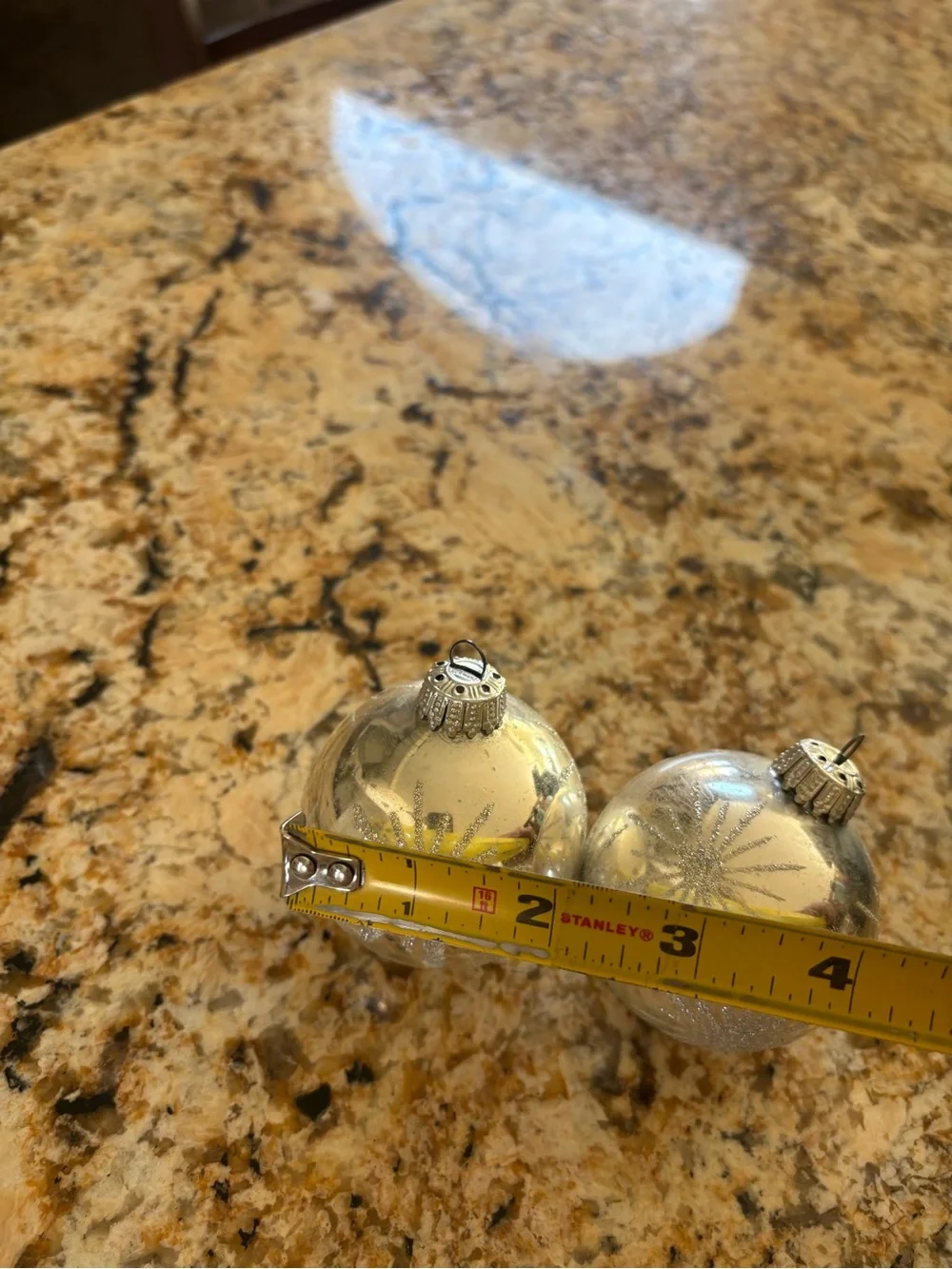 Pair of Vintage German Christmas Ornaments